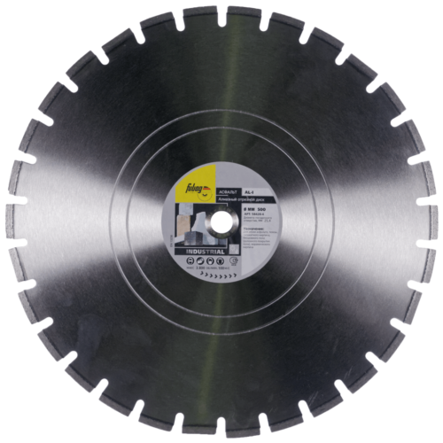 FUBAG Алмазный отрезной диск AL-I D500 мм/ 25.4 мм по асфальту 58428-4
