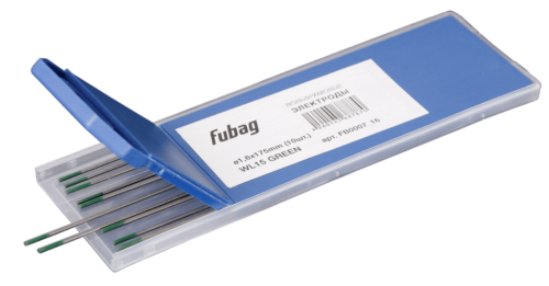 FUBAG Вольфрамовые электроды D1.6x175мм (green)_WP (10 шт.) FB0007_16