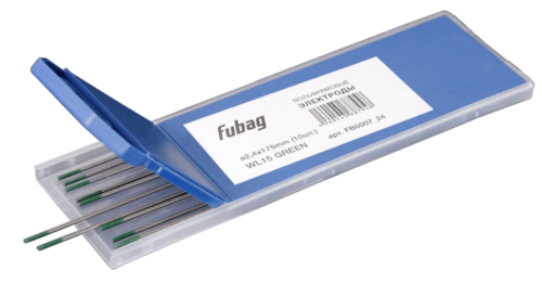 FUBAG Вольфрамовые электроды D2.4x175мм (green)_WP (10 шт.) FB0007_24