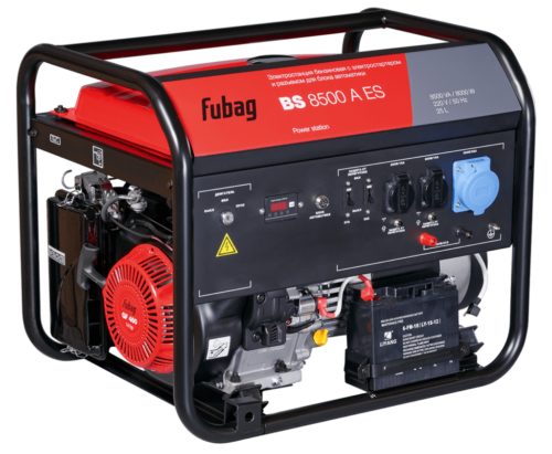 FUBAG Бензиновый генератор с электростартером и коннектором автоматики BS 8500 A ES 838253