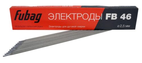 FUBAG Электрод сварочный с рутилово-целлюлозным покрытием FB 46 D2.5 мм (пачка 0.9 кг) 38855
