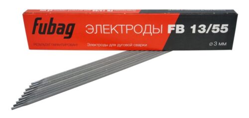 FUBAG Электрод сварочный с основным покрытием FB 13/55 D3.0 мм (пачка 0.9 кг) 38881