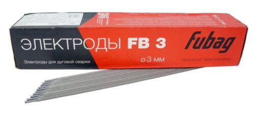 FUBAG Электрод сварочный с рутиловым покрытием FB 3 D3.0 мм (пачка 5 кг) 38870