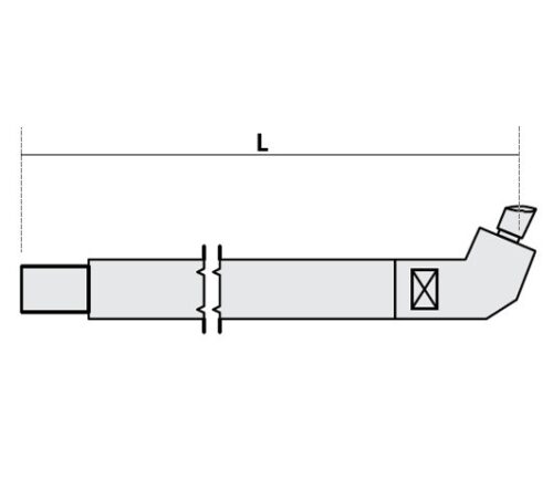 FUBAG Нижнее плечо наклонное O 22 х 200мм для серии SG 4-6 38935