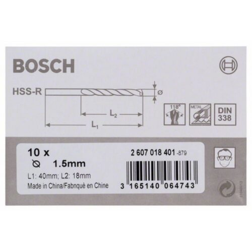 Сверло спиральное Bosch 2607018401 2607018401