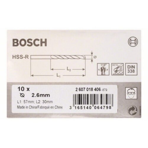 Сверло спиральное Bosch 2607018406 2607018406