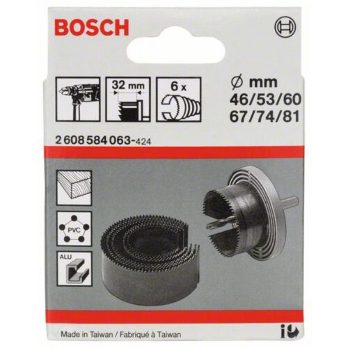Набор из 6 пильных венцов Bosch 2608584063 2608584063