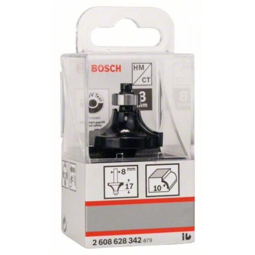 Карнизная фреза Bosch 8 mm, R1 10 mm, L 16,5 mm, G 57 mm 2608628342 2608628342