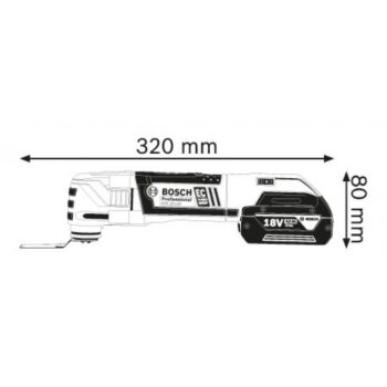 Аккумуляторный реноватор Bosch GOP 18 V-EC 06018B0001 06018B0001