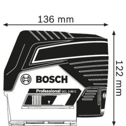 Комбинированный лазер Bosch GCL 2-50 C 0601066G02 0601066G02
