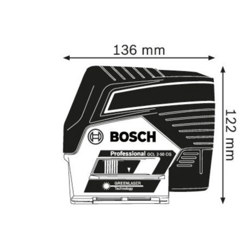 Комбинированный лазер Bosch GCL 2-50 CG 0601066H00 0601066H00