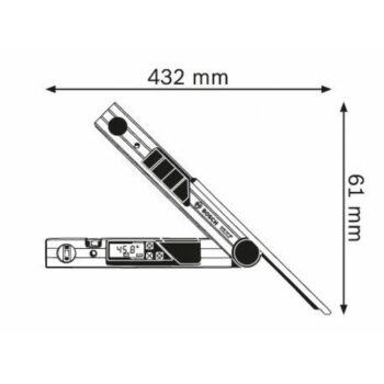 Угломер электронный Bosch GAM 220 MF Professional 0601076200 0601076200