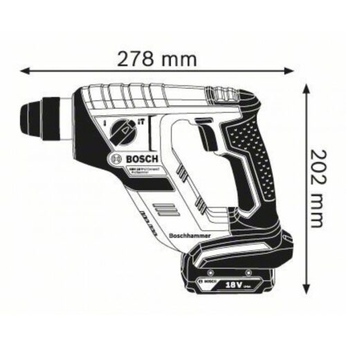 Аккумуляторный перфоратор Bosch GBH 18 V-LI Compact 0611905308 0611905308