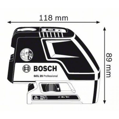 Уровень Bosch GCL 25 0601066B01 0601066B01