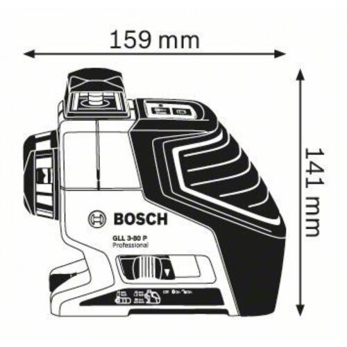 Уровень Bosch GLL 3-80 P 060106330A 060106330A