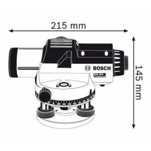 Нивелир оптический Bosch GOL 32 D Professional 0601068500 0601068500