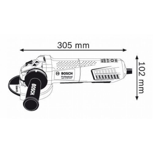 УШМ (болгарка) Bosch GWS 12-125 CIPX 0601793302 0601793302