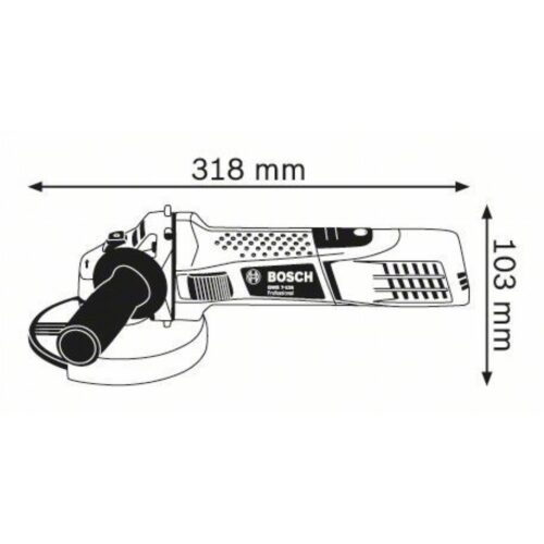 УШМ (болгарка) Bosch GWS 7-125 0601388108 0601388108