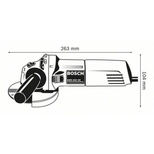 УШМ (болгарка) Bosch GWS 850 CE 0601378790 0601378790