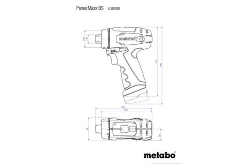 Metabo PowerMaxx BS Basic Set Аккумуляторная дрель-шуруповерт (600080880) 600080880