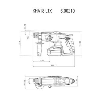 Metabo KHA 18 LTX Аккумуляторный перфоратор (600210650) 600210650