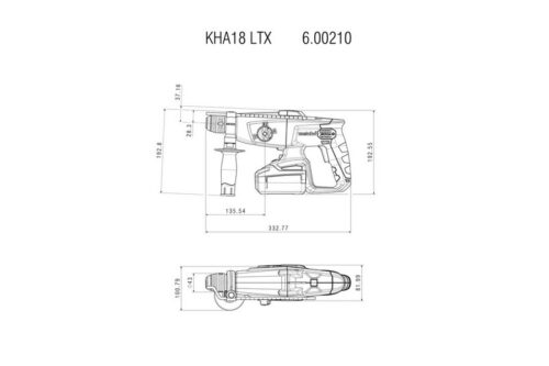 Metabo KHA 18 LTX Аккумуляторный перфоратор (600210650) 600210650