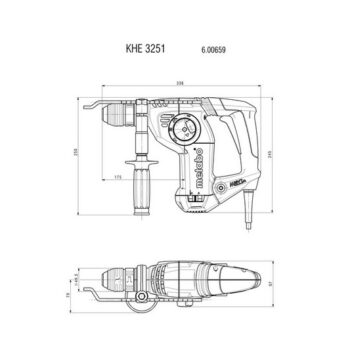 Metabo KHE 3251 Перфоратор комбинированный (600659610) 600659610