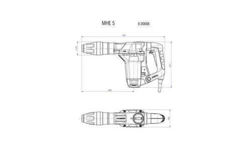 Metabo MHE 5 Отбойный молоток (600688000) 600688000