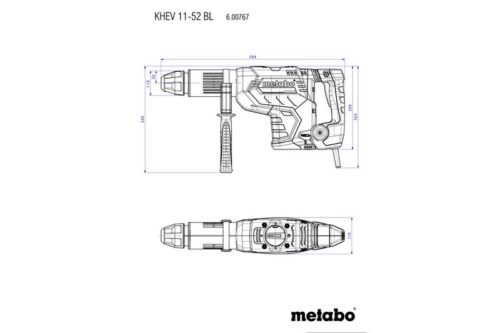 Metabo KHEV 11-52 BL Перфоратор комбинированный (600767500) 600767500