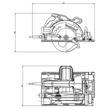 Metabo KS 55 FS Ручная дисковая пила (600955000) 600955000