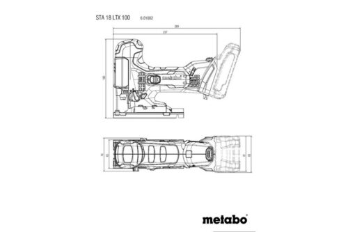 Metabo STA 18 LTX 100 Аккумуляторный лобзик (601002800) 601002800