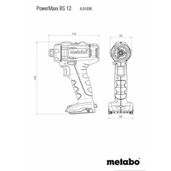 Metabo Set PowerMaxx BS 12 Аккумуляторная дрель-шуруповерт (601036910) 601036910