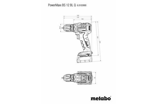 Metabo PowerMaxx BS 12 BL Q Pro Аккумуляторная дрель-шуруповерт (601039930) 601039930