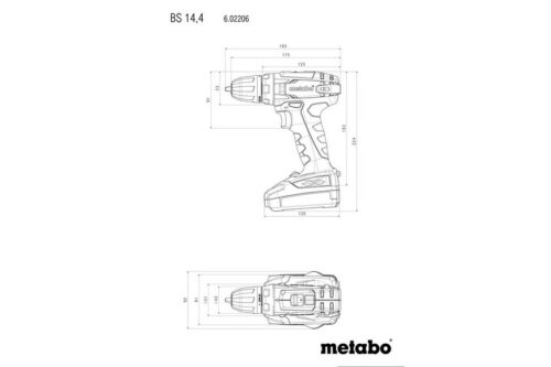 Metabo BS 14.4 Set Аккумуляторная дрель-шуруповерт (602206880) 602206880