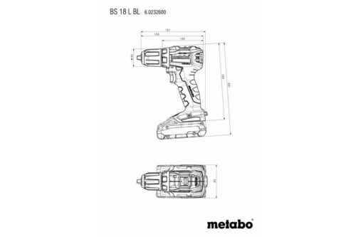 Metabo BS 18 L BL Аккумуляторная дрель-шуруповерт (602326910) 602326910