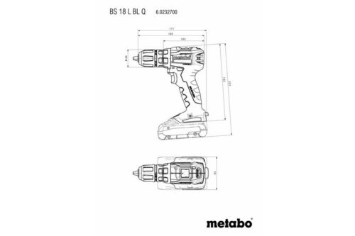 Metabo Set BS 18 L BL Q Аккумуляторная дрель-шуруповерт (691184000) 691184000