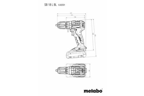 Metabo SB 18 L BL Аккумуляторные ударные дрели (602331910) 602331910