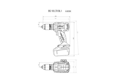 Metabo BS 18 LTX BL I Аккумуляторная дрель-шуруповерт (602350890) 602350890