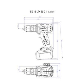 Metabo BS 18 LTX BL Q I Аккумуляторная дрель-шуруповерт (602351890) 602351890